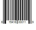 Barcode Image for UPC code 615416000119