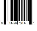 Barcode Image for UPC code 615798401474