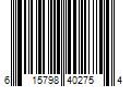 Barcode Image for UPC code 615798402754