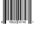 Barcode Image for UPC code 615822007481