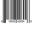 Barcode Image for UPC code 615908426946. Product Name: Tigi Bed Head Elasticate Strengthening Shampoo 8.45 Oz  For Weak Hair