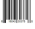 Barcode Image for UPC code 616043303758