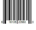 Barcode Image for UPC code 616105205600