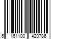 Barcode Image for UPC code 6161100420786