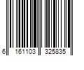 Barcode Image for UPC code 6161103325835