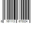 Barcode Image for UPC code 6161113670024