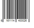 Barcode Image for UPC code 6161114400026