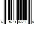 Barcode Image for UPC code 616314025518