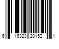 Barcode Image for UPC code 616323201521