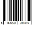 Barcode Image for UPC code 6164000091810