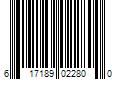 Barcode Image for UPC code 617189022800