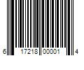 Barcode Image for UPC code 617218000014