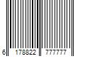 Barcode Image for UPC code 6178822777777