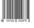 Barcode Image for UPC code 6181002002675