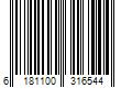 Barcode Image for UPC code 6181100316544