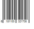 Barcode Image for UPC code 6181100321708