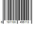 Barcode Image for UPC code 6181100455113