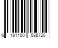 Barcode Image for UPC code 6181100536720