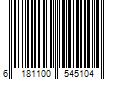 Barcode Image for UPC code 6181100545104