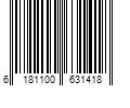 Barcode Image for UPC code 6181100631418