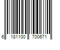 Barcode Image for UPC code 6181100700671