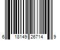 Barcode Image for UPC code 618149267149