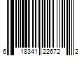 Barcode Image for UPC code 618341226722