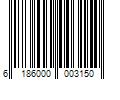 Barcode Image for UPC code 6186000003150