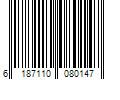 Barcode Image for UPC code 6187110080147