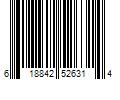 Barcode Image for UPC code 618842526314. Product Name: Olivet International Inc. Hyper Tough Plastic 4-Tier Storage Shelves 47.6 H x 21.75 W x 14 D  240lb Total Capacity  Black