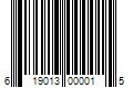 Barcode Image for UPC code 619013000015