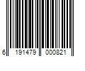 Barcode Image for UPC code 6191479000821