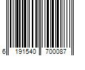 Barcode Image for UPC code 6191540700087. Product Name: 