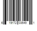 Barcode Image for UPC code 619172035491