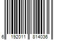 Barcode Image for UPC code 6192011814036