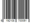 Barcode Image for UPC code 6192108700051