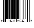 Barcode Image for UPC code 619217047229