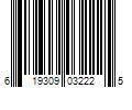 Barcode Image for UPC code 619309032225