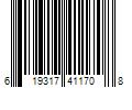 Barcode Image for UPC code 619317411708