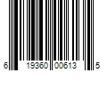 Barcode Image for UPC code 619360006135