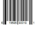 Barcode Image for UPC code 619585800181. Product Name: 