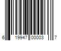 Barcode Image for UPC code 619947000037