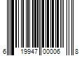 Barcode Image for UPC code 619947000068