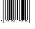 Barcode Image for UPC code 6201100035136