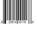 Barcode Image for UPC code 620514001166