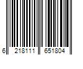 Barcode Image for UPC code 6218111651804