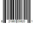 Barcode Image for UPC code 621860006201