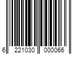 Barcode Image for UPC code 6221030000066