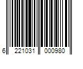 Barcode Image for UPC code 6221031000980