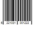 Barcode Image for UPC code 6221031001222